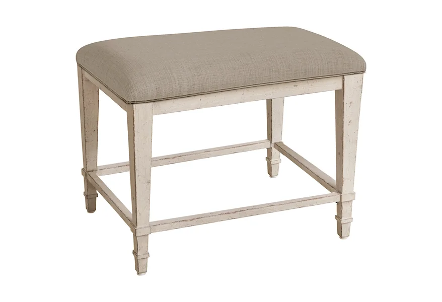 Bella Bench by Bassett at Esprit Decor Home Furnishings